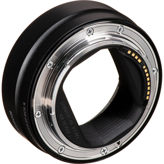 Camera lens adapter on a white background