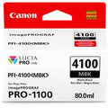 The matt black Canon PFI-4100 ink allows you to print up to 90 photos in A2 size, offering exceptional durability for high-quality, professional prints.