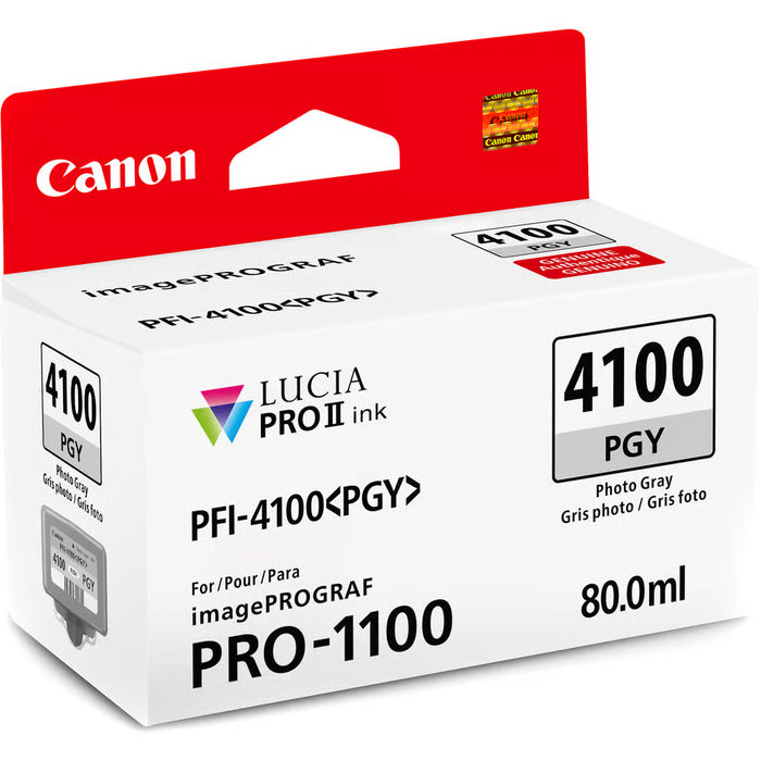 Achieve brilliant, professional-quality prints with Canon PFI-4100 ink, offering high durability for long-lasting, scratch-resistant results.