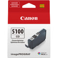 The Canon PFI-5100 Chroma Optimiser Ink Cartridge improves gloss uniformity, enhances vibrancy, and flattens the surface for perfect photo finishes.