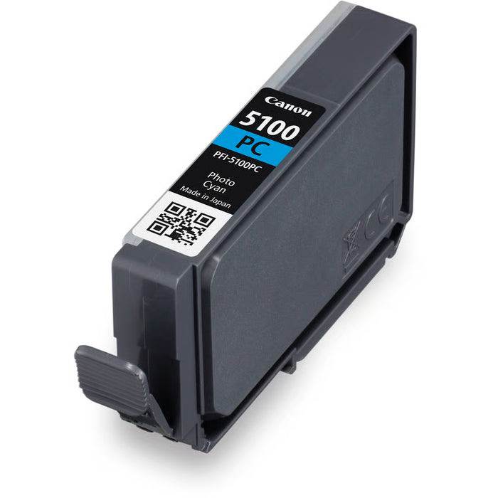 Perfect for portraits and atmospheric effects, the Canon PFI-5100 Photo Cyan Ink Cartridge for Pro-310 brings out lighter blue tones and smooth transitions.