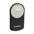 The Canon RC-6 Wireless Remote allows for Shutter Release Up To 16 Feet; Wireless Camera Operation; 2-Second Shutter Release Delay and a Grey Finish.