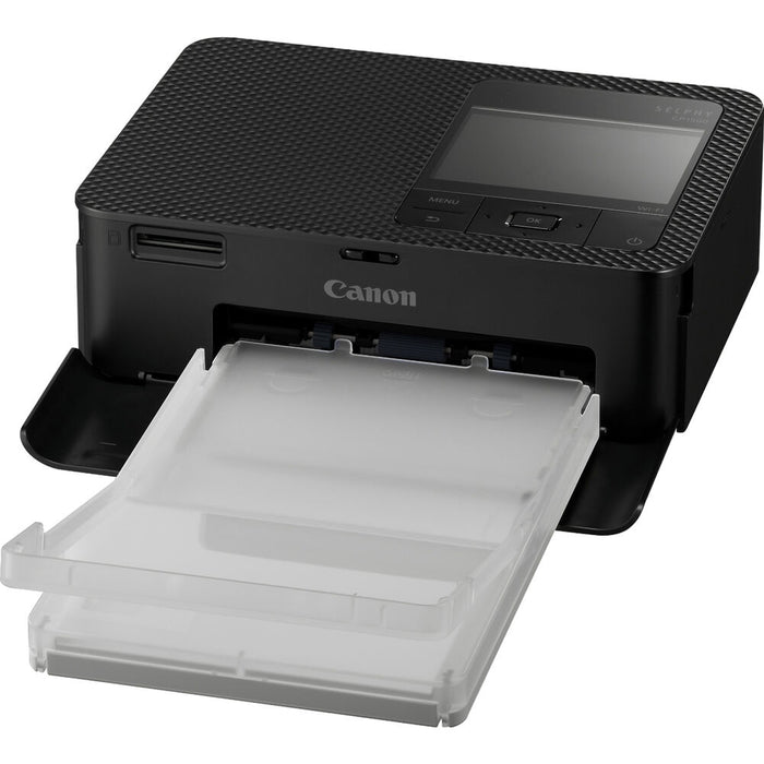 Canon SELPHY CP1500 Compact Photo Printer (Black) – stylish and portable printer that delivers high-quality, long-lasting prints straight from your phone or camera.