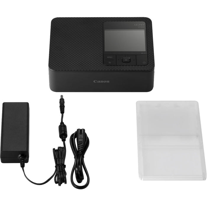 Canon SELPHY CP1500 Compact Photo Printer (Black) – stylish and portable printer that delivers high-quality, long-lasting prints straight from your phone or camera.