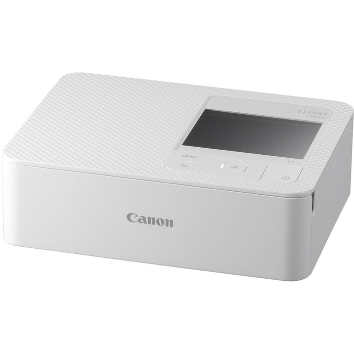 Canon SELPHY CP1500 Compact Photo Printer (White) – stylish and portable printer that delivers high-quality, long-lasting prints straight from your phone or camera.