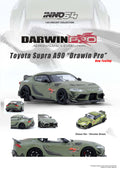 Toyota Supra A90 Darwin Pro J'S Racing Blue Inno64 1/64 scale IN64-A90DP-MATGR