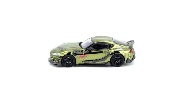 Case of 12x (includes 2x chases) Toyota Supra A90 Darwin Pro J'S Racing Blue Inno64 1/64 scale IN64-A90DP-MATGRcaseof12x