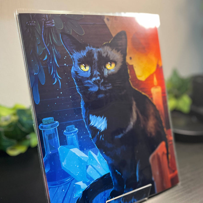 Cat Familiar Prints - Black Cat