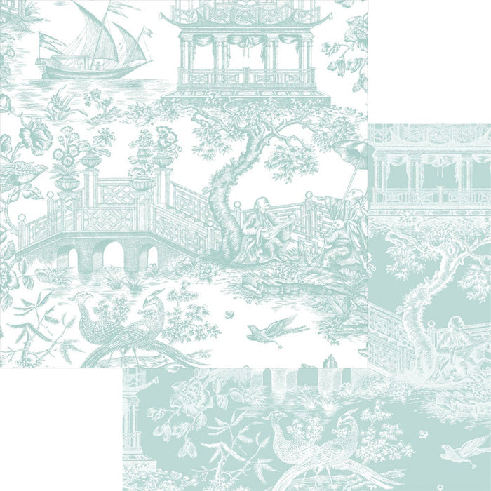Chinoiserie Toile Gift Wrap