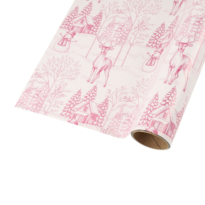 Christmas Toile Gift Wrap