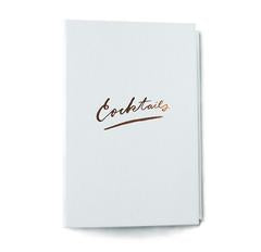 Cocktail Recipe Binder