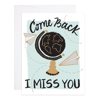 Come Back Globe Card