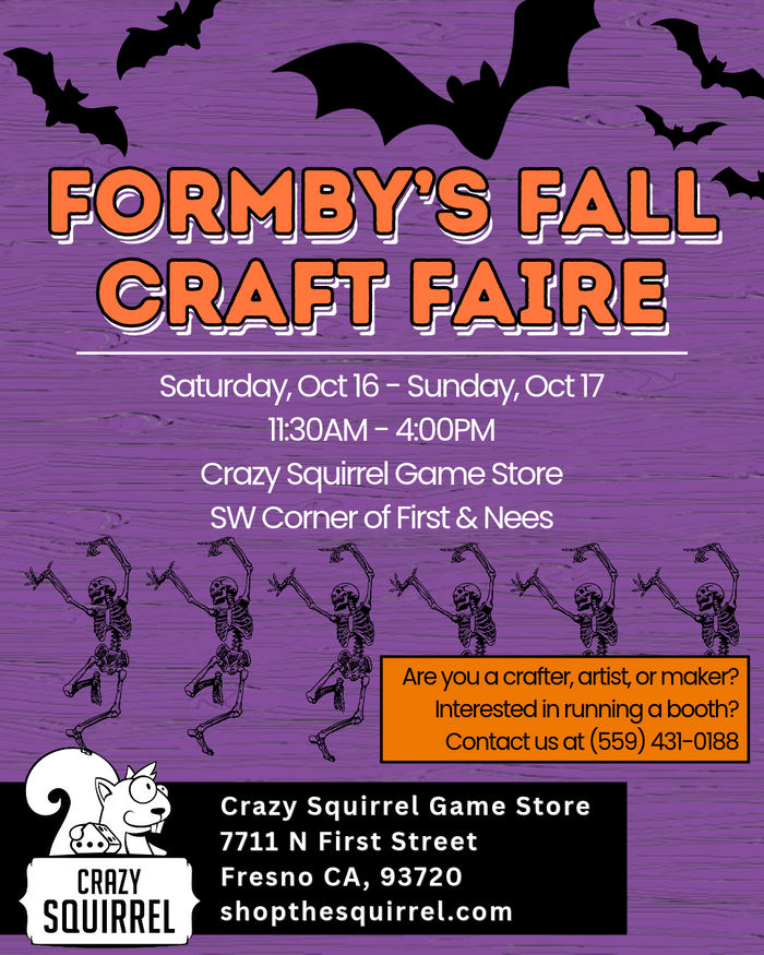 Craft Fair Vendor Booth - Oct 2026
