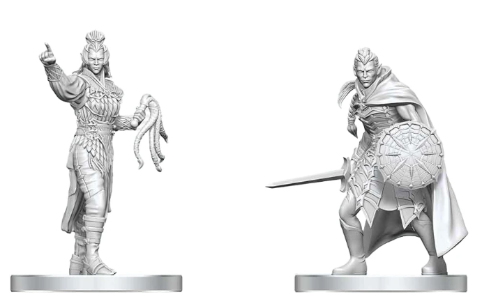 D&D: NMU - Drow Elite Warrior & Drow Priestess of Lolth