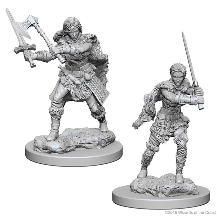 D&D: Nolzur's Marvelous Minis: Human Female Barbarian W1