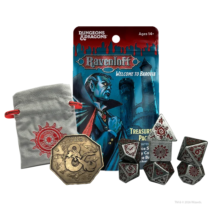 D&D: Ravenloft - Welcome to Barovia Treasure Packs