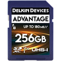 Delkin Devices Advantage UHS-I SDXC Memory Card – high-performance storage with up to 100MB/s read speed, perfect for capturing stunning photos and Full HD video.