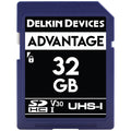 Delkin Devices Advantage 32GB UHS-I SDXC Memory Card – reliable, high-speed storage with up to 100MB/s read speed for smooth photo and video capture.