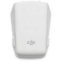 A black DJI Intelligent Flight Battery is shown, featuring a power button and four LED indicators.