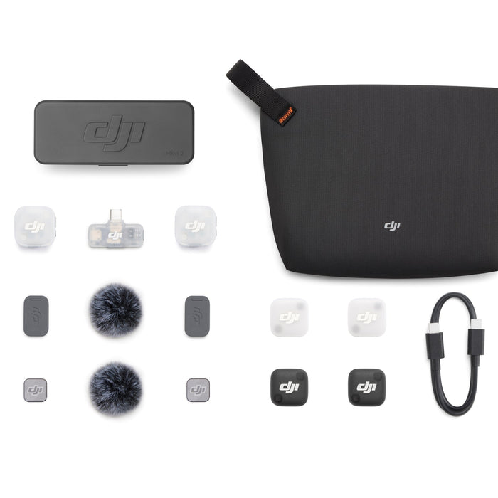 DJI Mic Mini 2 with DJI Mic Series Mobile Receiver