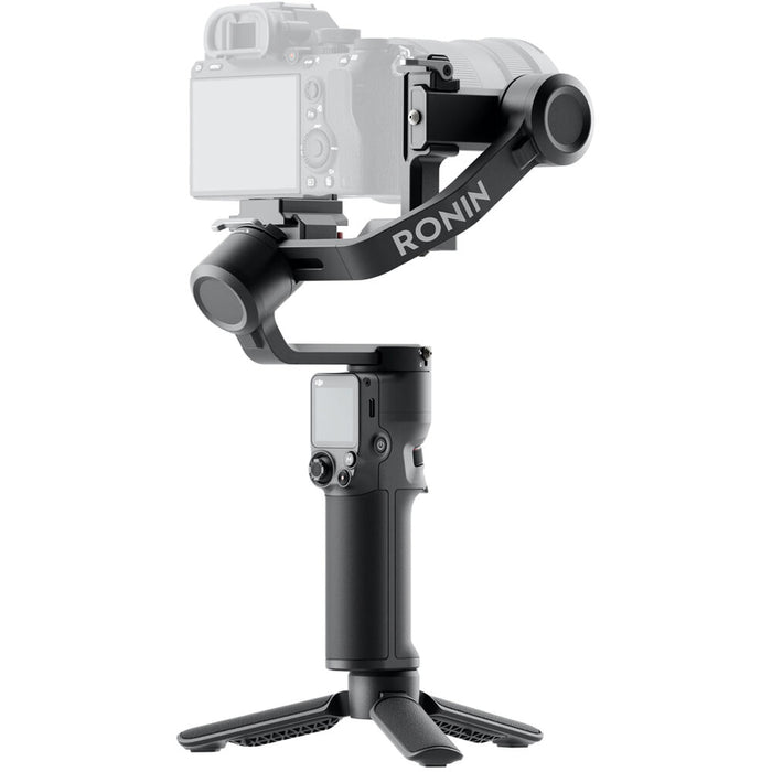 A lightweight, handheld stabiliser with a powerful build, designed to support mirrorless cameras and provide excellent stabilisation performance.