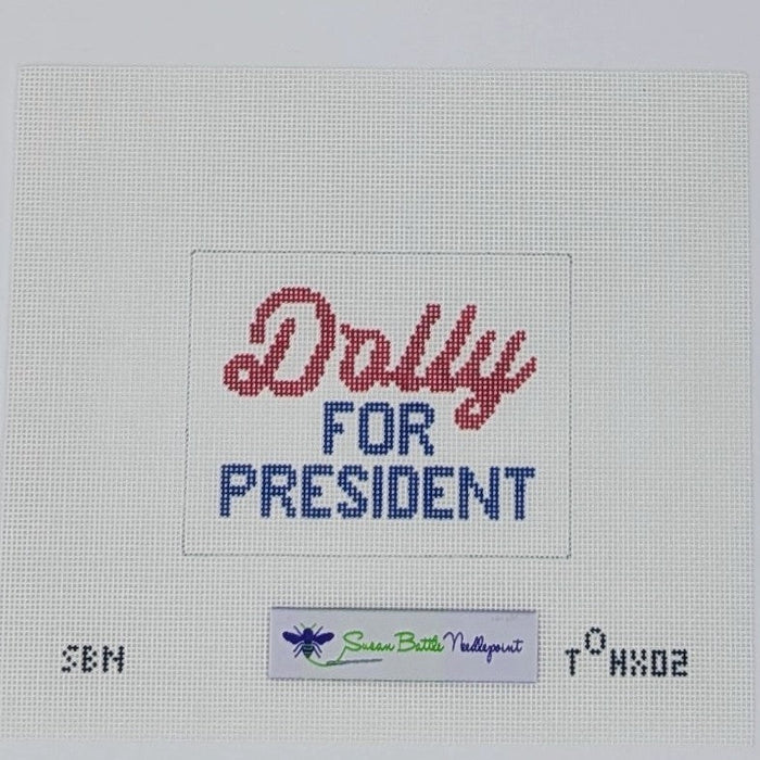 Dolly for President - Red & Blue