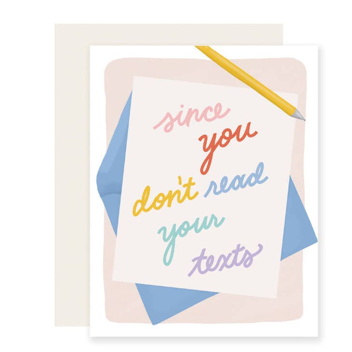 Don't Read Texts Card