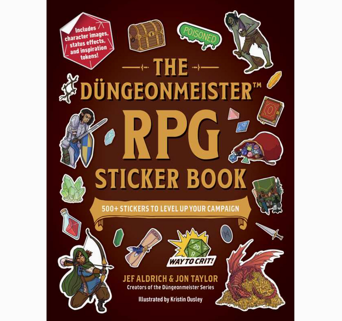 Dungeonmeister Rpg Sticker Book By Jef Aldrich