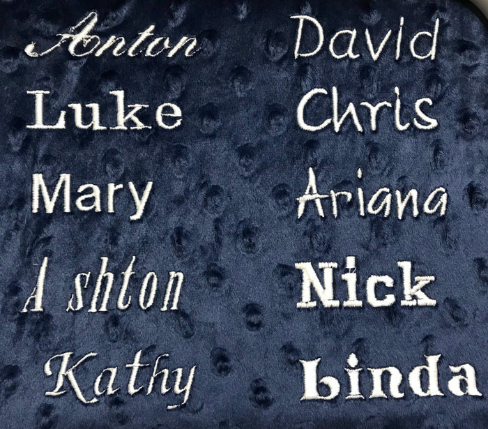 Embroidered Name ( 1 word )