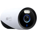 The eufyCam E330 Professional Add-On Camera is a 4K outdoor security camera that features 24/7 recording with stable plug-in power, AI-powered face recognition, and enhanced Wi-Fi connectivity.
