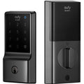 The Eufy Security Smart Lock C210 is a Wi-Fi-enabled keyless entry system with five ways to unlock, including app control, a keypad, and voice commands, and is designed for easy installation.