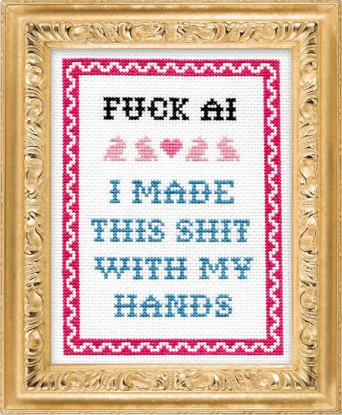 F*CK AI Deluxe Cross Stitch Kit