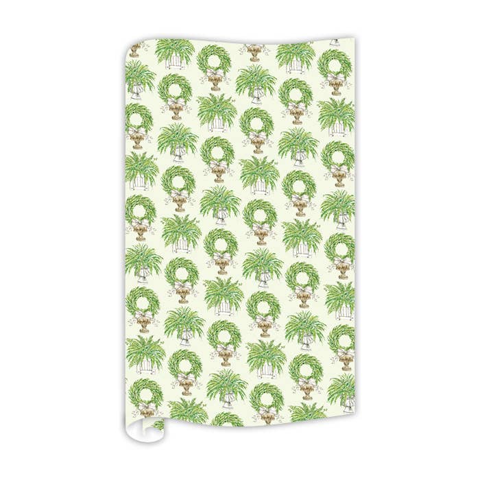 Ferns in Planters Gift Wrap