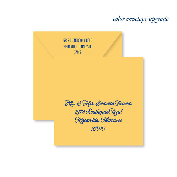 Fiesta Embroidery Invitations