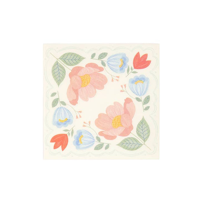 Floral Corner Napkins