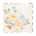 Floral Corner Plates