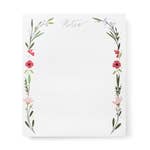 Floral 'Notes' Notepad