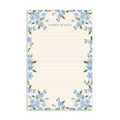 Forget Me Not Notepad