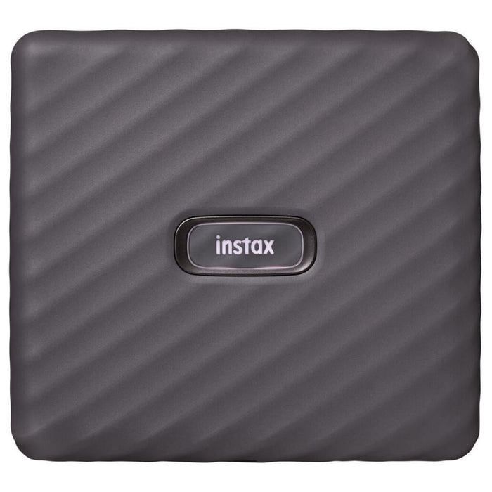 Fujifilm Instax Link Wide Smartphone Printer (Mocha Grey) – compact and stylish printer that connects via Bluetooth to print large, vivid Instax Wide photos from your smartphone with ease.