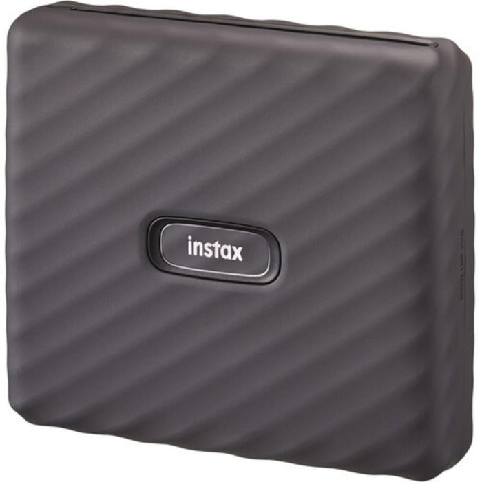 Fujifilm Instax Link Wide Smartphone Printer (Mocha Grey) – compact and stylish printer that connects via Bluetooth to print large, vivid Instax Wide photos from your smartphone with ease.