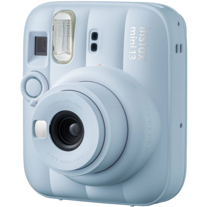 Frost Blue Instax Mini 13 front angled view
