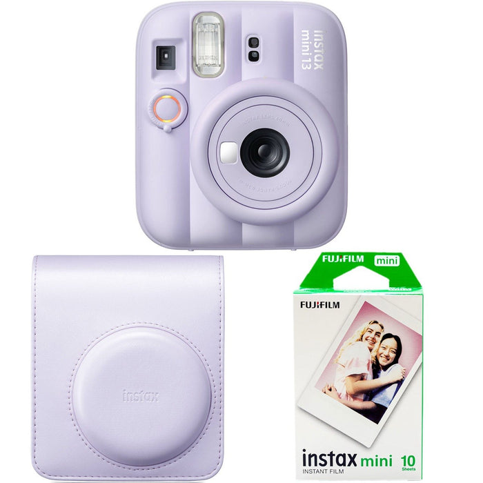 Purple Fujifilm Instax Mini 13 camera bundle