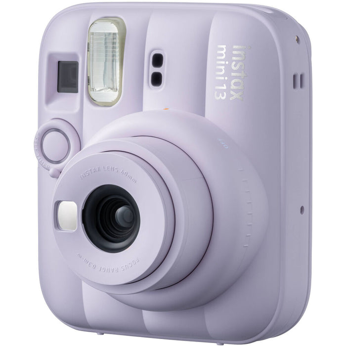 Angled profile of pastel Dreamy Purple Instax 13