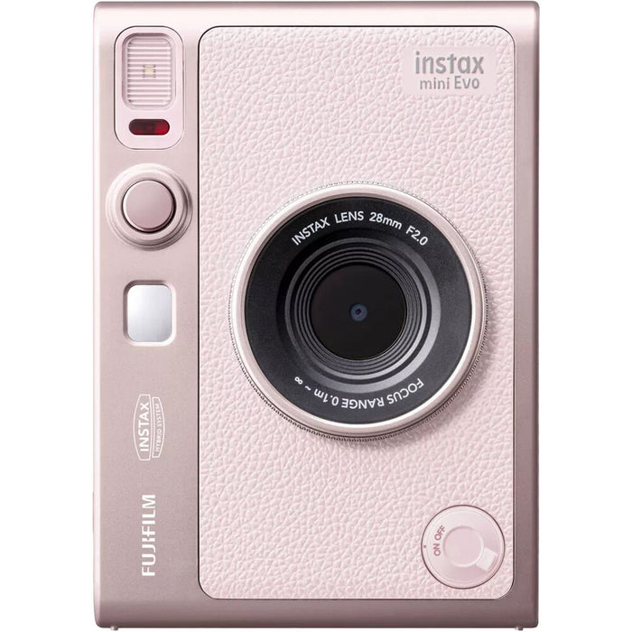Fujifilm Instax Mini Evo prints instant photos and lets you use 10 fun lens effects for creative shots.