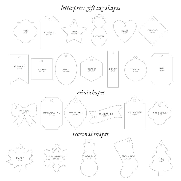Gift Tag - Monogram T55