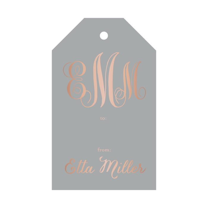 Gift Tag - Monogram T57