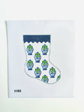 Ginger Jar Pattern Mini Stocking