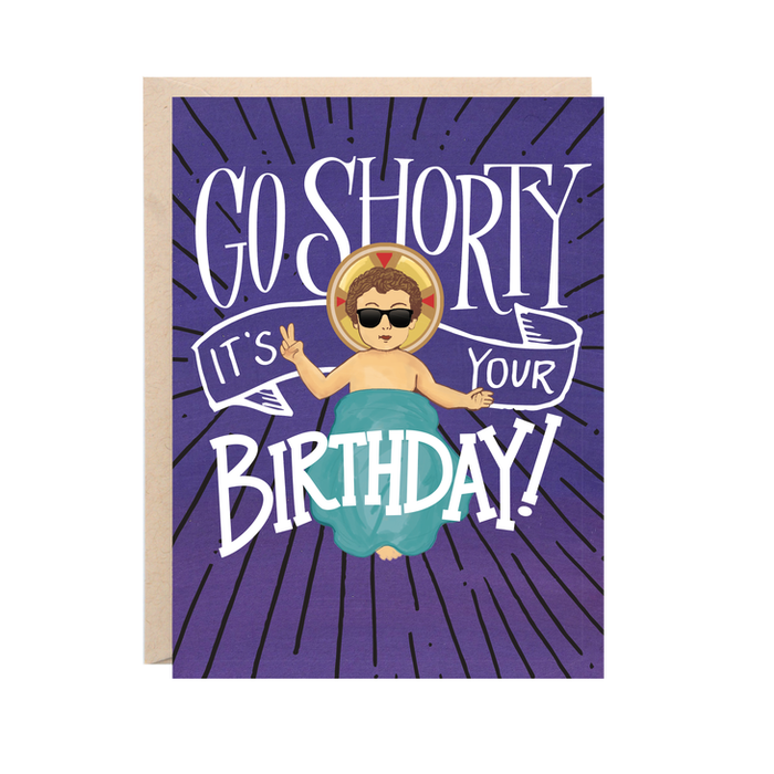 Go Shorty Christmas Card