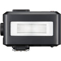 Godox iT30 Pro with built-in diffuser flipped out and the designed quick-release hot shoe locking mechanism.