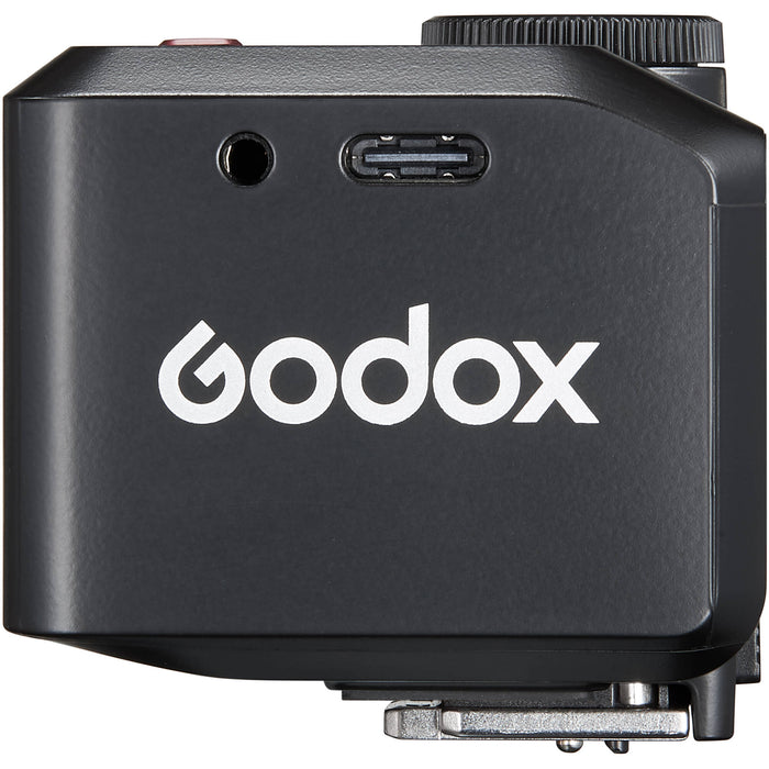 Godox iT30 Pro with built-in diffuser flipped out and the designed quick-release hot shoe locking mechanism.